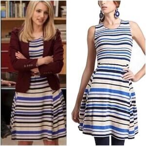 ANTHROPOLOGIE SPARROW French Stripes Sweater Dress Size M ASO Quinn Fabray/Glee